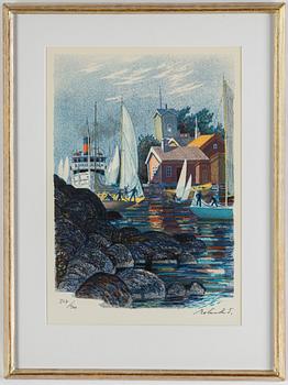 ROLAND SVENSSON, lithograph in colours, signed 307/360.