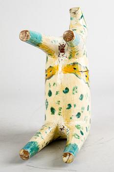 An early 20th century wooden horse, "Dalahäst".