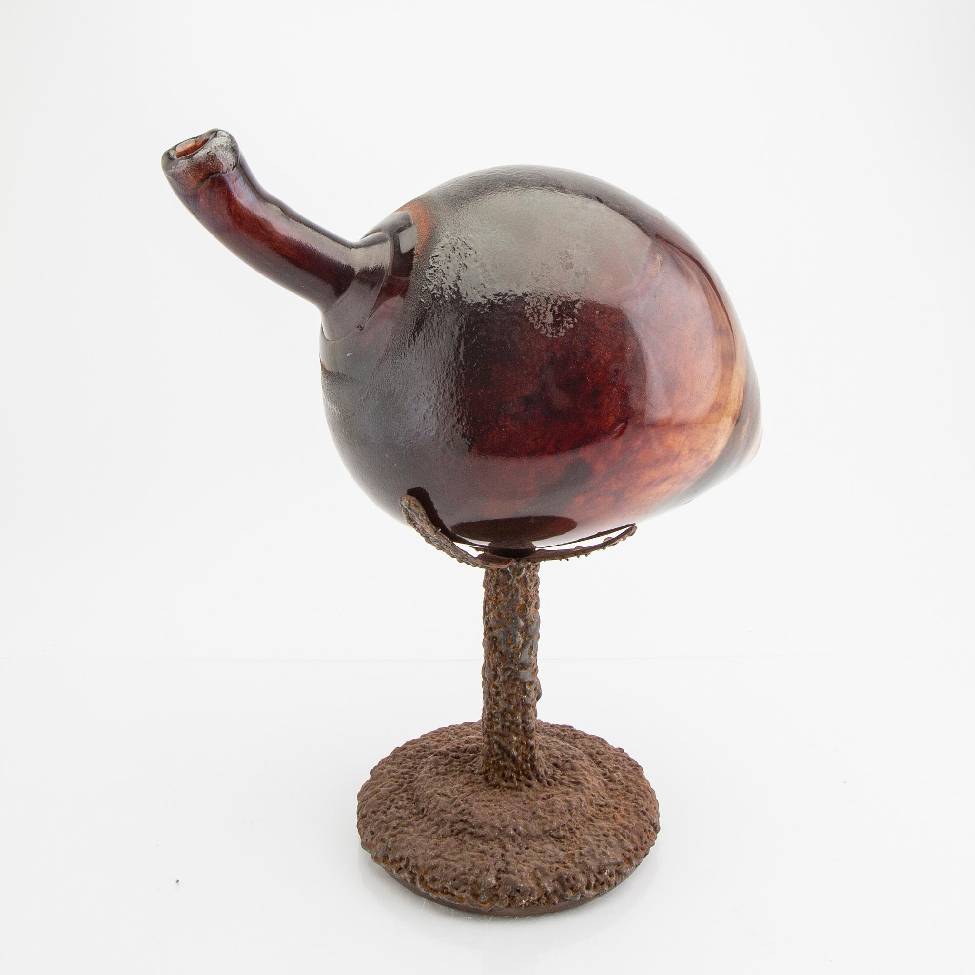 Gunilla Kihlgren, skulptur glas och brons.