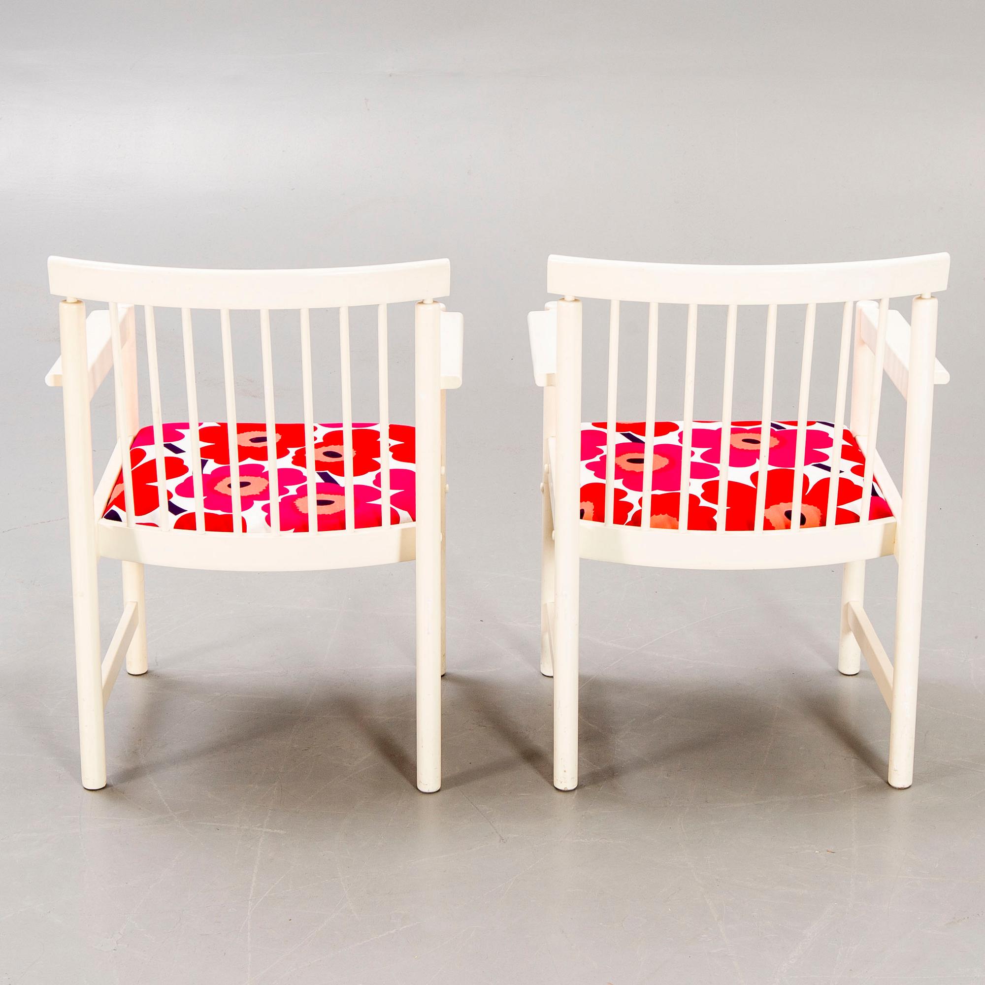 Armchairs, a pair of Sotka Lahti Finland 1960s.