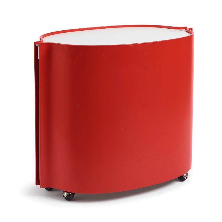 Eugenio Gerli, a bar trolley, "Jamaica", Tecno, Italy, 1960-70s.