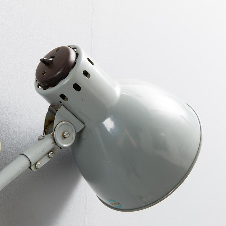 SWIVEL WALL LAMP / INDUSTRIAL LAMP, Tateka, 1950s/60s.