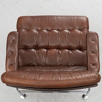 Bruno Mathsson, a pair of 'Birgitta' armchairs, Dux, Sweden,