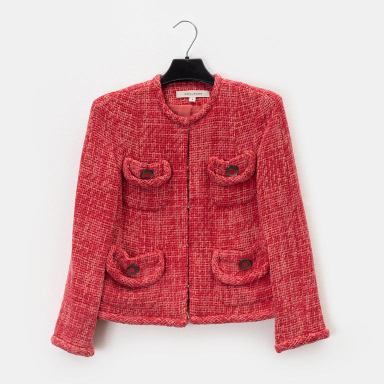 Marc Jacobs, a wool bouclé jacket, size 4.