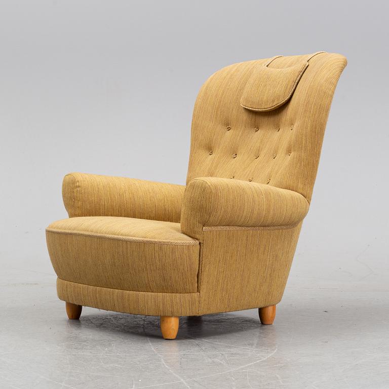 An easy chair by Carl Malmsten for OH Sjögren, second half of the 20th Century.