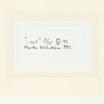 Martin Wickström, photograph signed and numbered 2/25 verso.