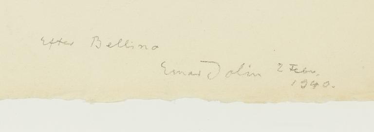 Einar Jolin, "Efter Bellini".