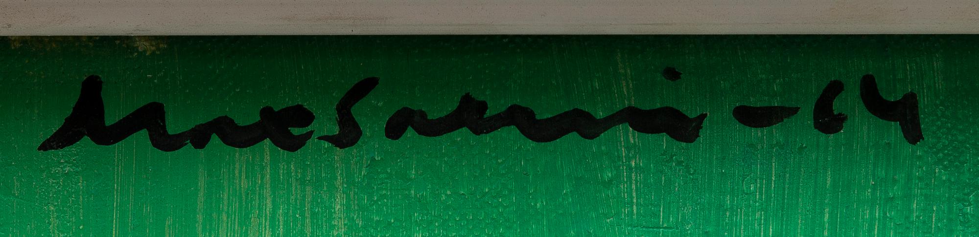 MAX SALMI, öljy kankaalle, signeerattu ja päivätty -64.