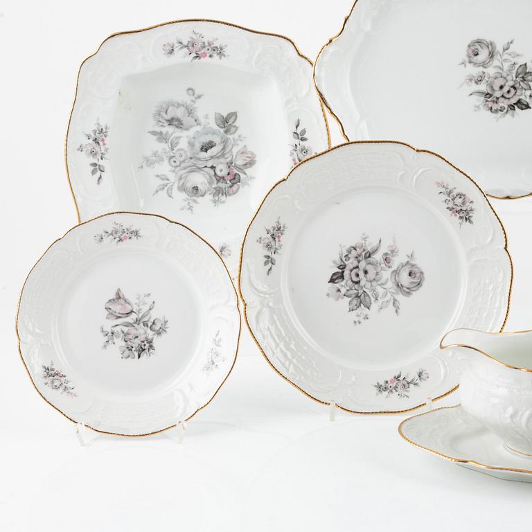 A dinnerware set, 56 pieces, "Sanssouci", Rosenthal, Germany.