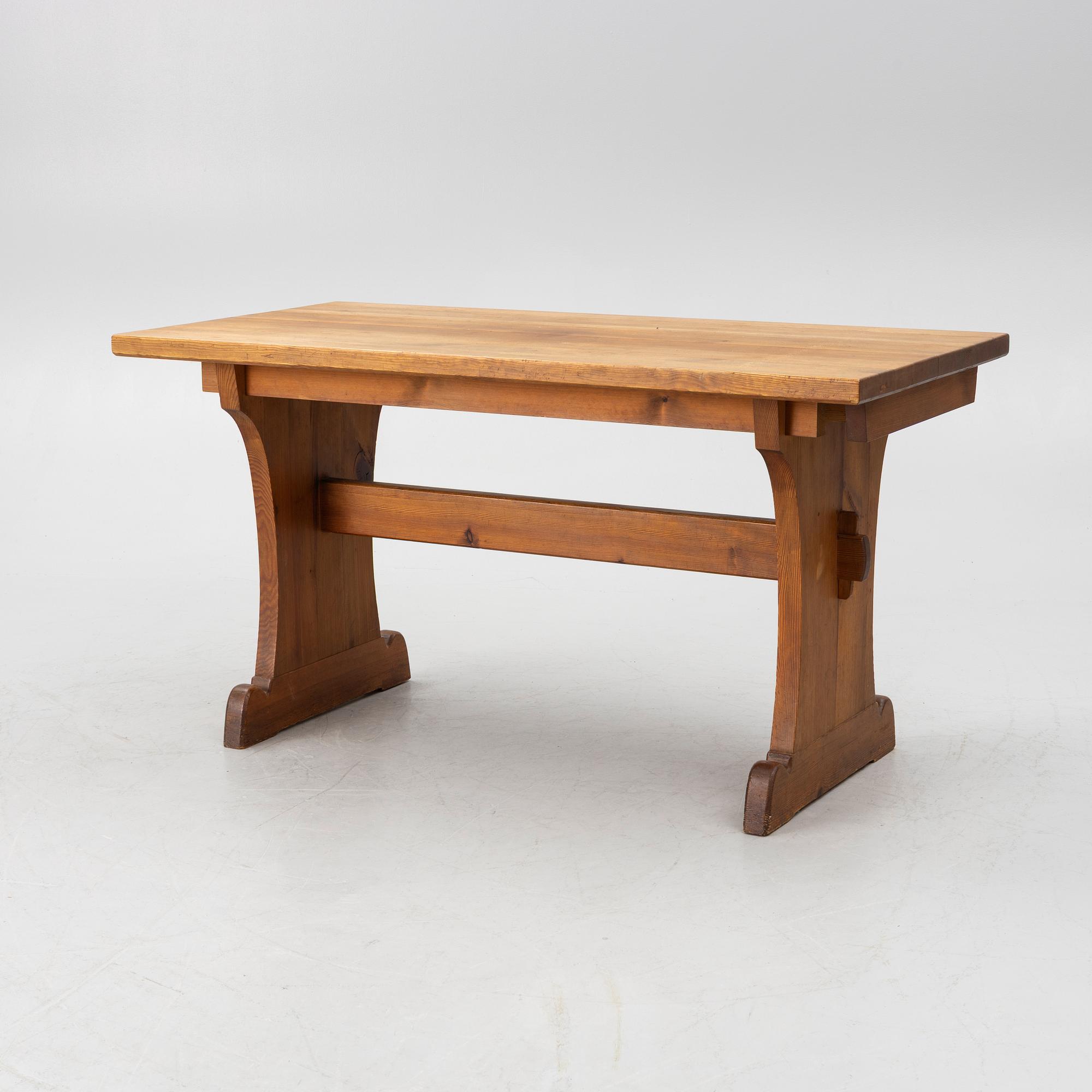 Nordiska Kompaniet, a 'Lovö' dining table, 1940s.