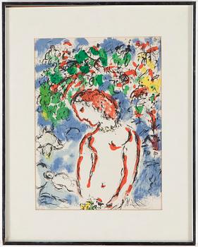 Marc Chagall · MARC CHAGALL, efter, färglitografi.