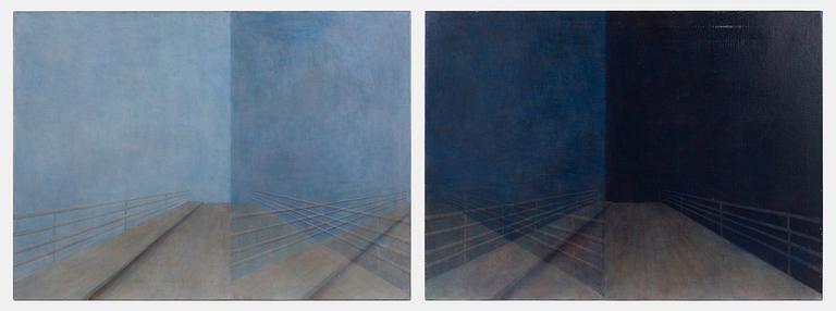 Susanne Gottberg, "Bortom Förståelse" (Beyond understanding), diptych.