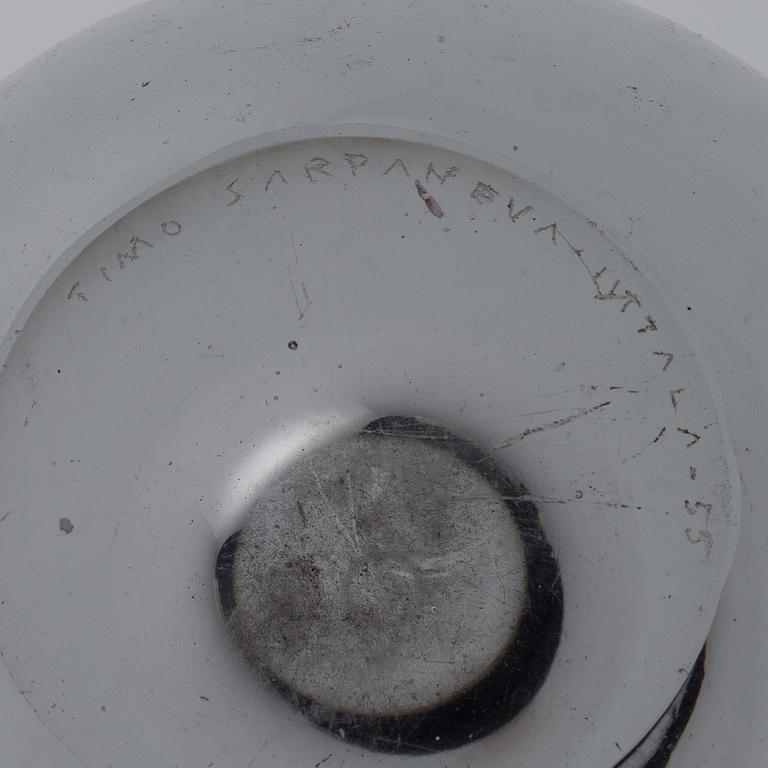 TIMO SARPANEVA, TAIDELASI / MALJAKKO, signeerattu Timo Sarpaneva iittala -55.