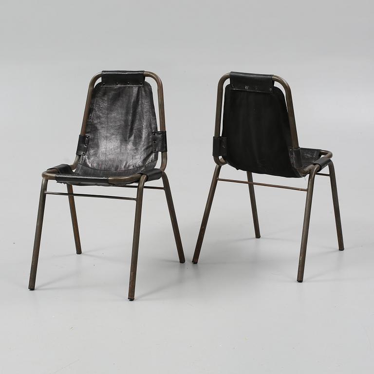STOLAR, 4 st, troligen Charlotte Perriand, 1970-talet.