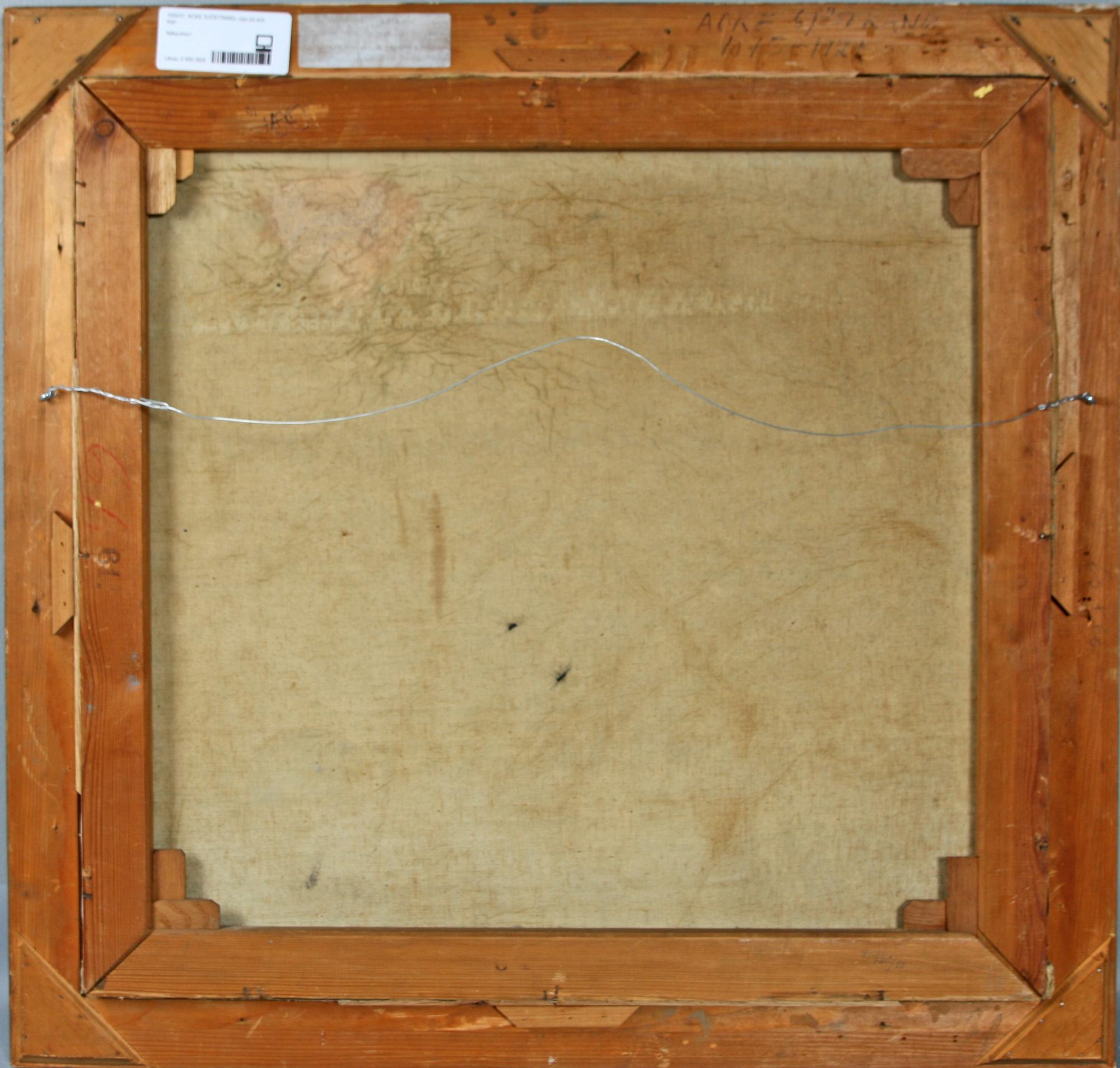 ACKE SJÖSTRAND, olja på duk, sign.