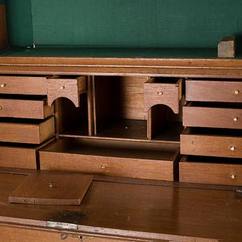 A writing cabinet, probably from Småland, first half of the 19th century.