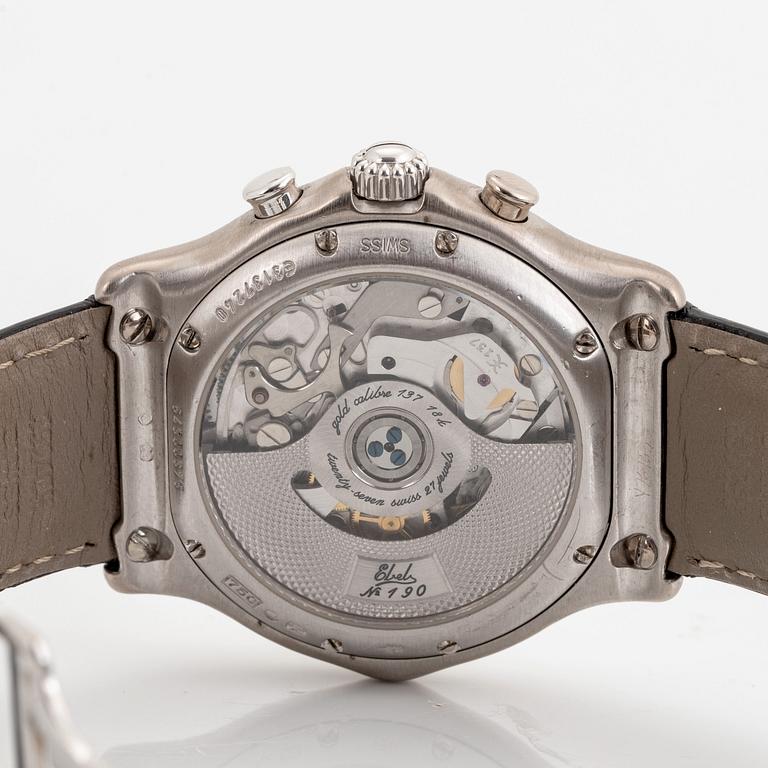 Ebel, Le Modulor, kronograf, armbandsur, 37 mm.