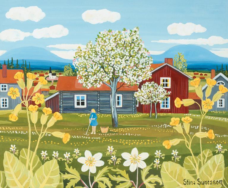 Stina Sunesson, "I blomningstid" (Springtime).