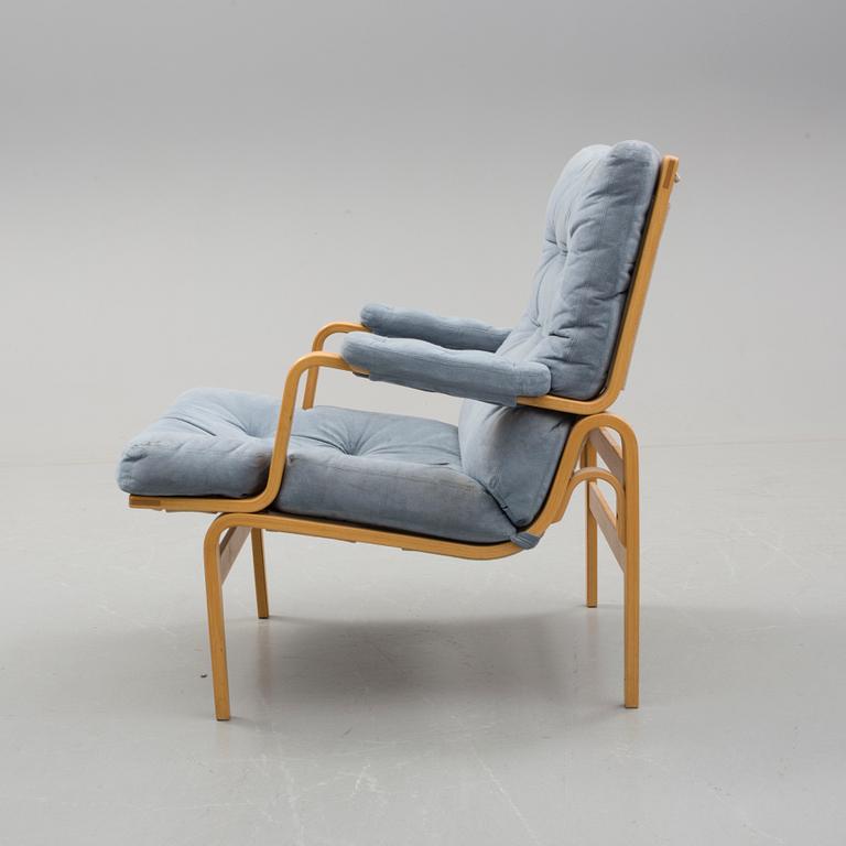 FÅTÖLJ, "Ingrid", Bruno Mathsson för Dux, 1900-talets andra hälft.