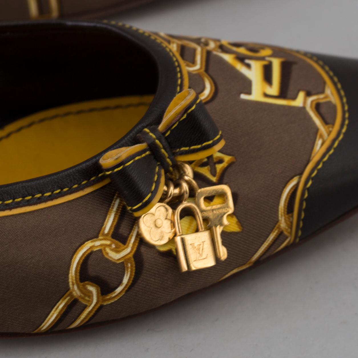 Ballerina shoes by Louis Vuitton.