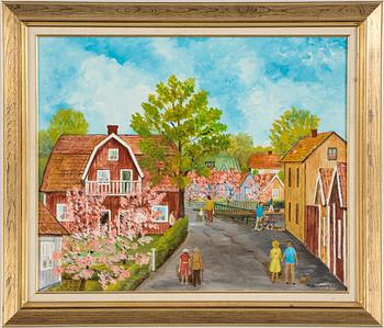 CURT SJÖBERG, oil on canvas, signed and dated -77.