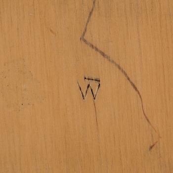 Tapio Wirkkala, A plywood dish signed TW.