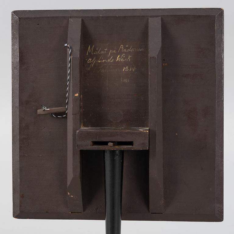 A late Gustavian tilt-top table from J. N. Asplinds workshop in Falun (1785-1820).