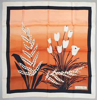 168. A Christian Dior silk scarf.