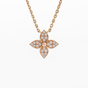 Louis Vuitton, kaulakoru, "Idylle Blossom Pendant", 18K ruusukultaa ja timantteja.