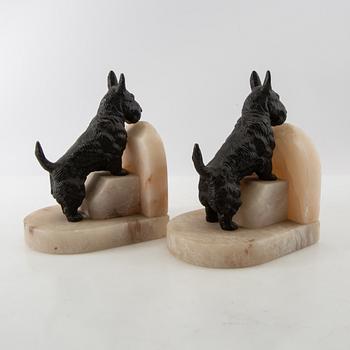 Bookends, a pair, 20th century.