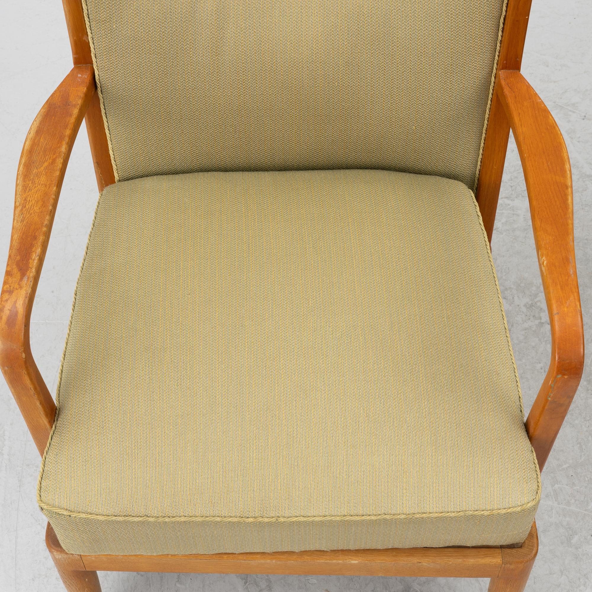 Otto Schulz, a pair of armchairs, Boet, Gothenburg, 1930's/40's.