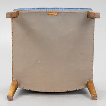 Four Swedish Modern lounge chairs, Nordiska Kompaniet, Sweden, 1930's/40's.