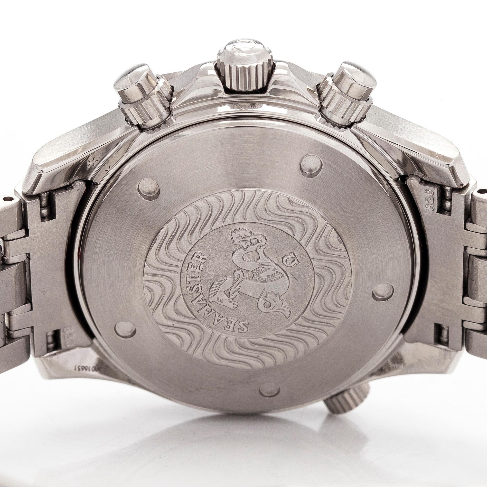 Omega, Seamaster, kronograf, armbandsur, 41,5 mm.