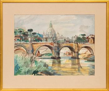 Jules Schyl, "From the lower quay towards St. Peter".