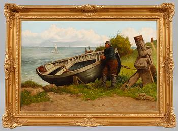 WILLIAM-CHARLES-THOMAS DOBSON, tillskriven, olja på duk, monogramsignerad och daterad 1888.
