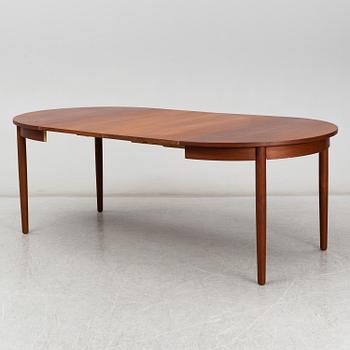 a teak dining table from the second half of the 20th century.