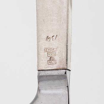 Bertel Gardberg, A 144-piece set of 'Birgitta' silver cutlery, Hopeatehdas Oy, Helsinki 1955-1974.