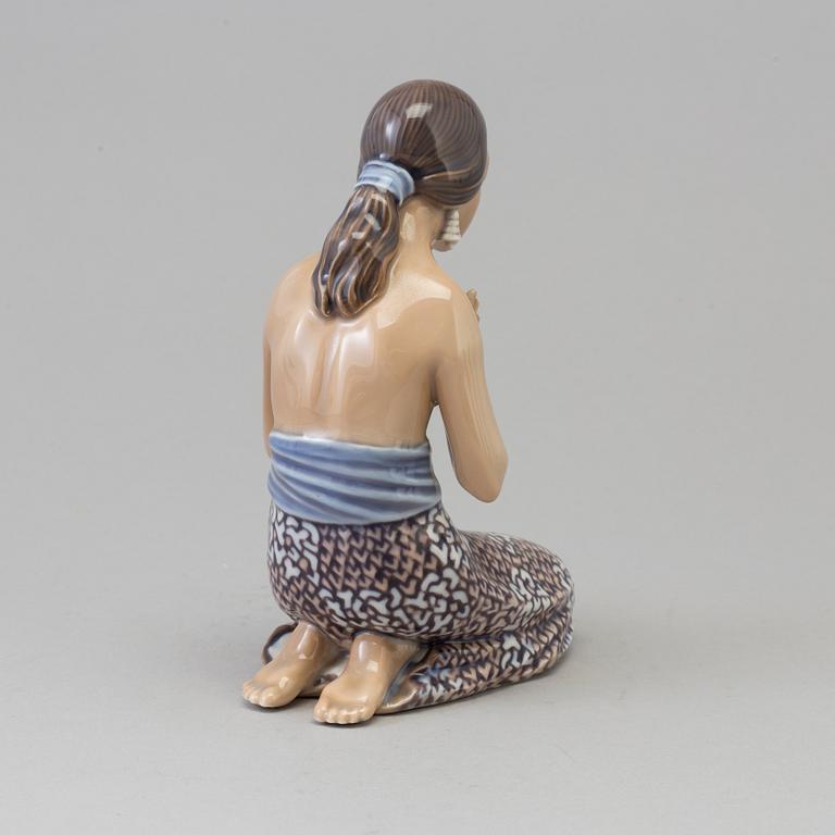 A Dahl Jensen porcelain figure, Denmark, 1940s.