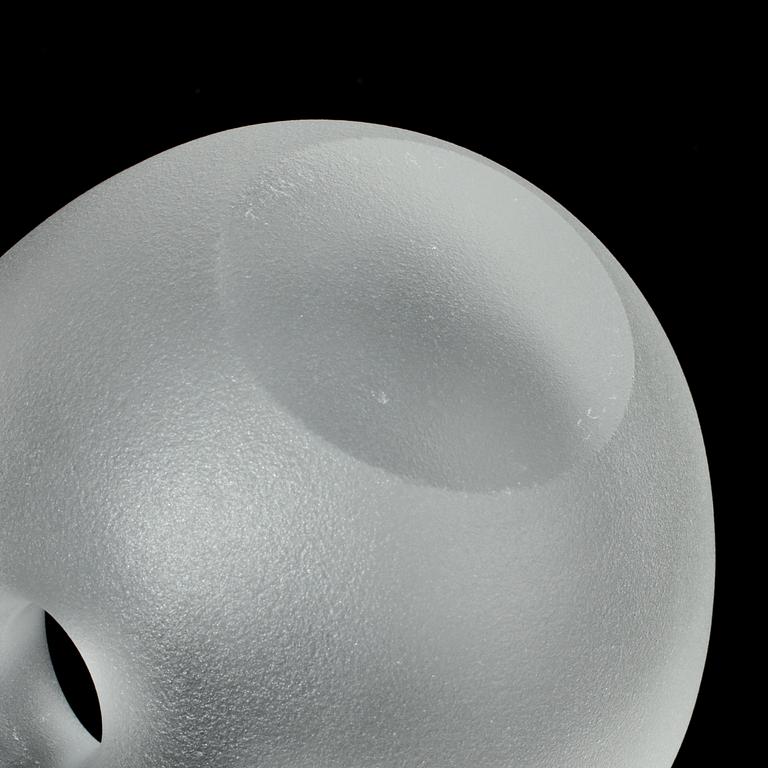 TIMO SARPANEVA, skulptur, glas, "Devil's Churn", Iittala, Finland.
