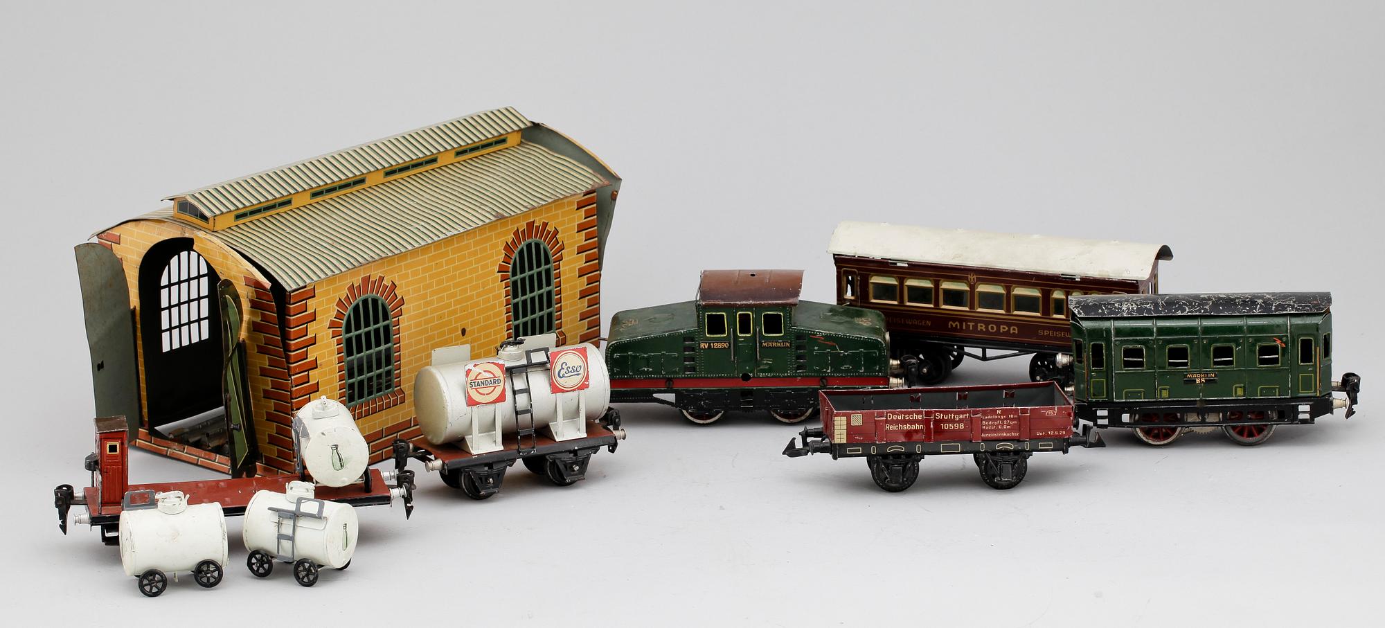 PARTI LEKSAKER, bl a Märklin, 1900-talets början.