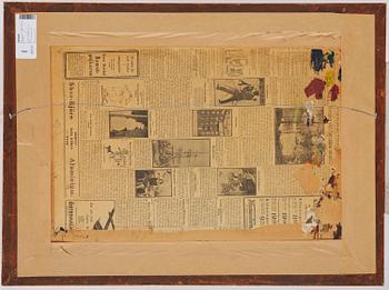 Helmer Osslund, Northern landscape with rainbow.