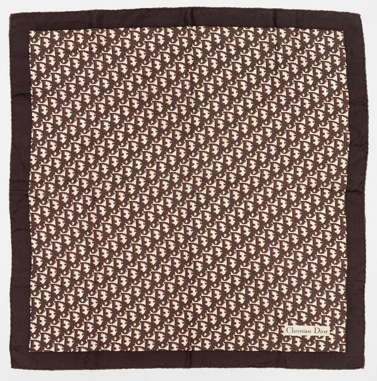 Christian Dior, a silk scarf.
