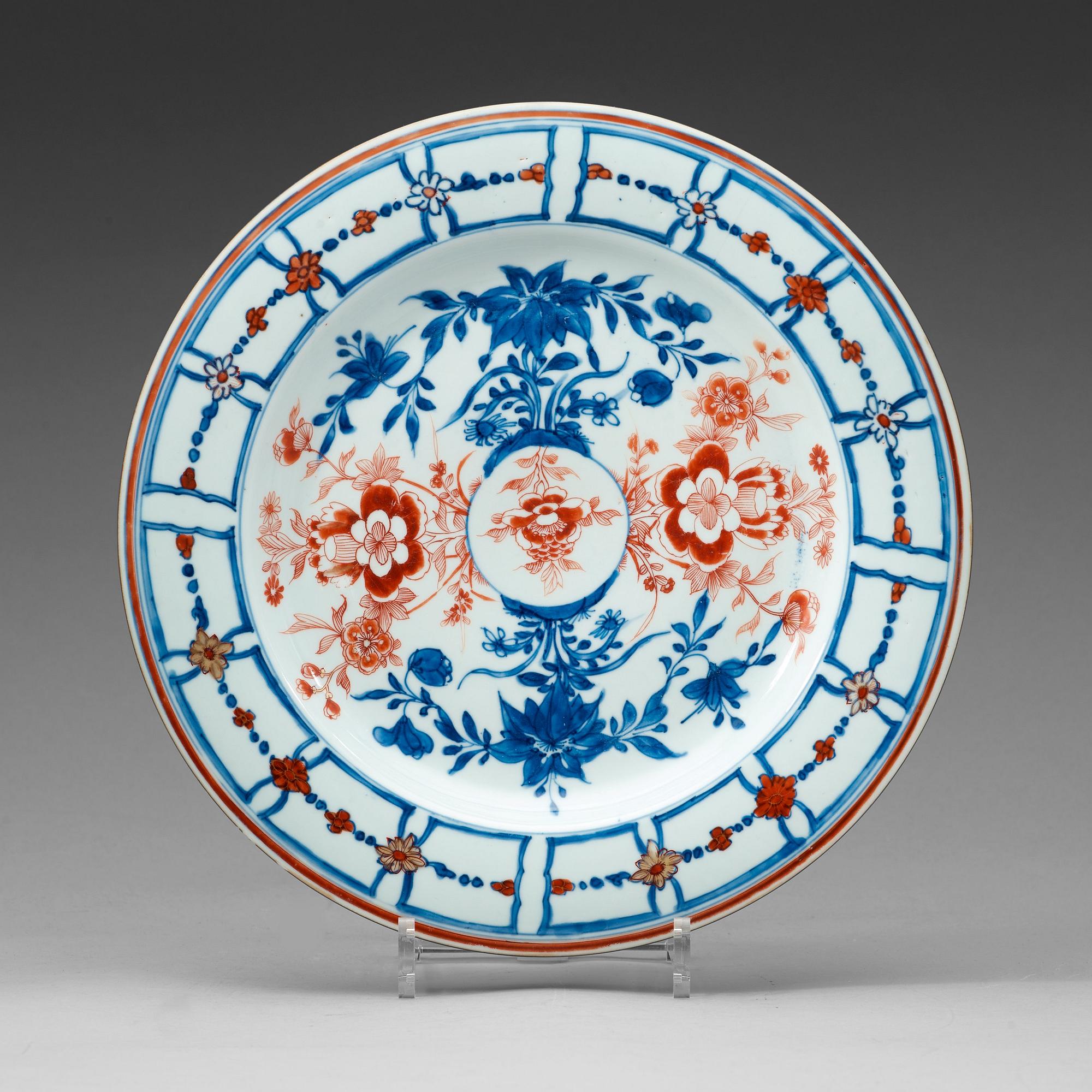 FAT, porslin. Qingdynastin, 1700-tal.