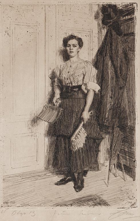 Anders Zorn, "The new maid".