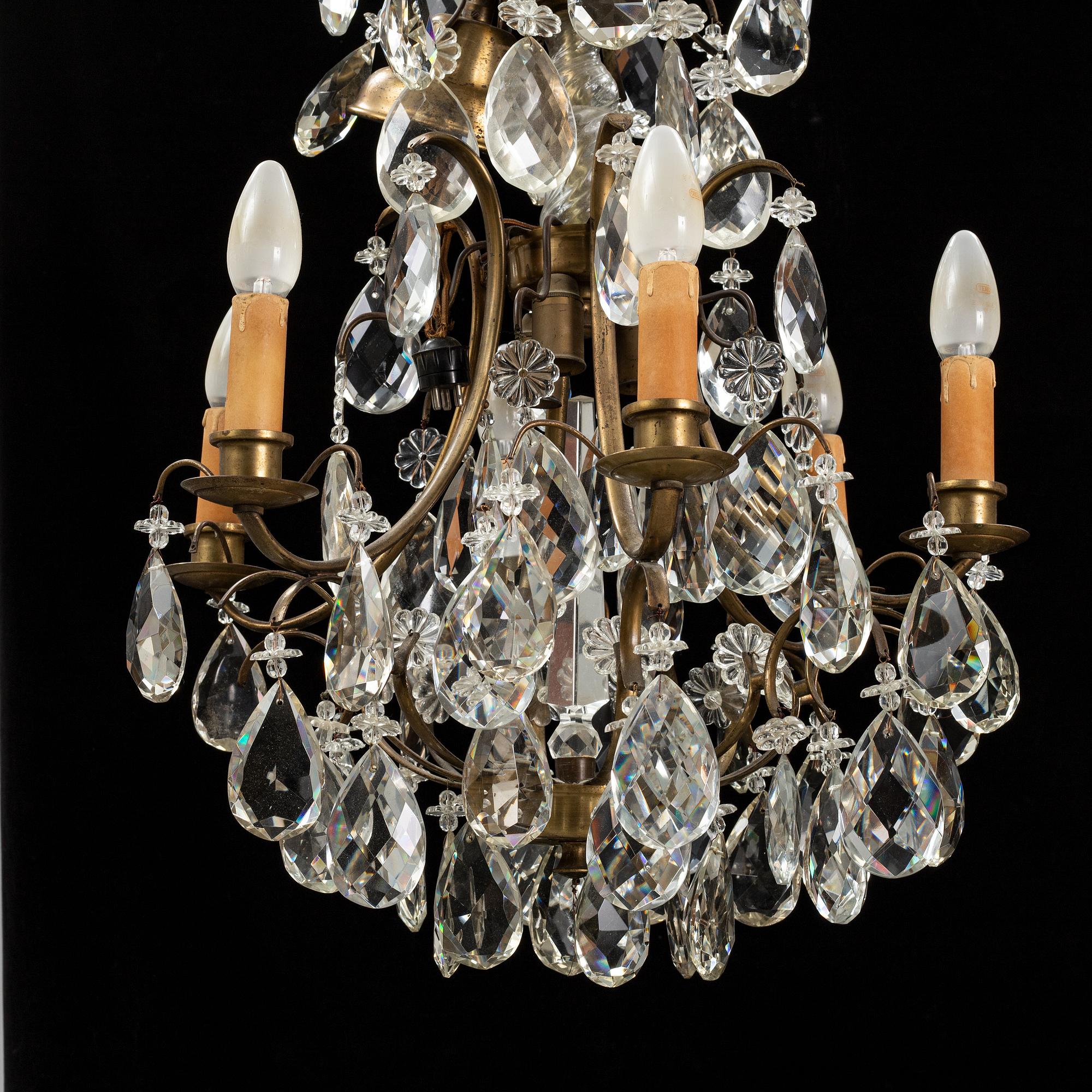 A mid 20th century baroque style ceiling light.