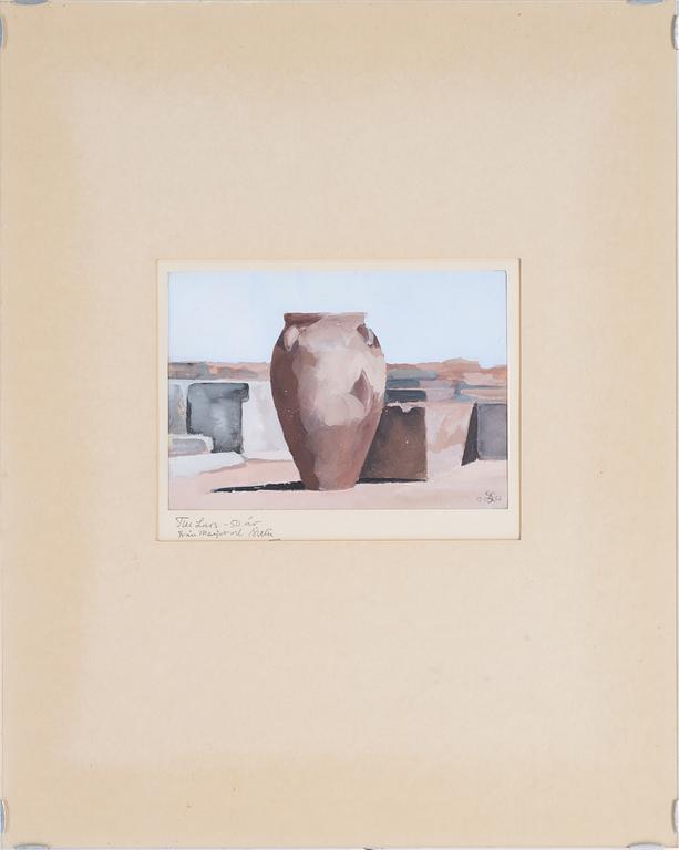 SIXTEN LUNDBOHM, gouache, signed and dated 1968.