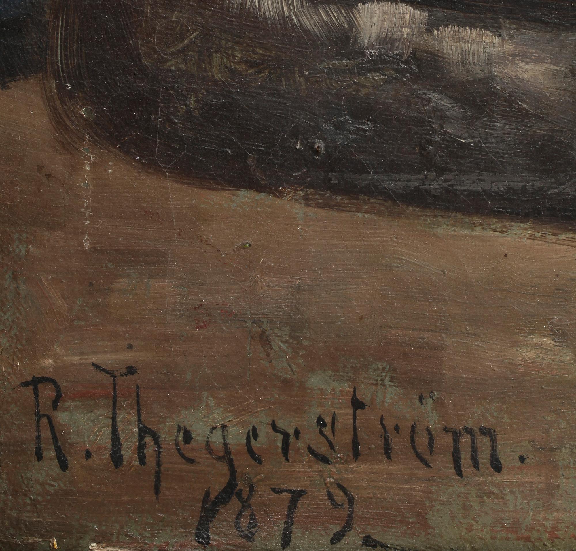 ROBERT THEGERSTRÖM, olja på duk, sign o dat 1879.