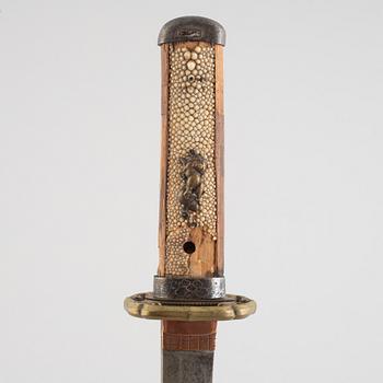 Wakizashi, Japan, mei Kanabo Hayato Jyo Masazane Saku, Tenmon 1500-tal.
