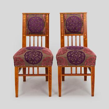 A 3-piece furniture suite, made to order for a private home, early 20th century.