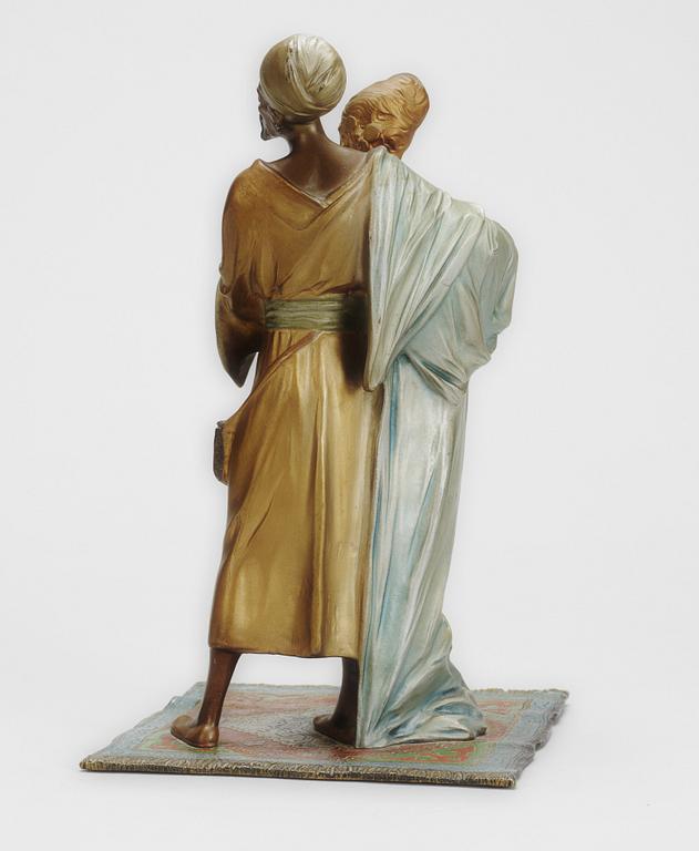 A Bruno Zack bronze figure, Argentor, Austria, circa 1910.